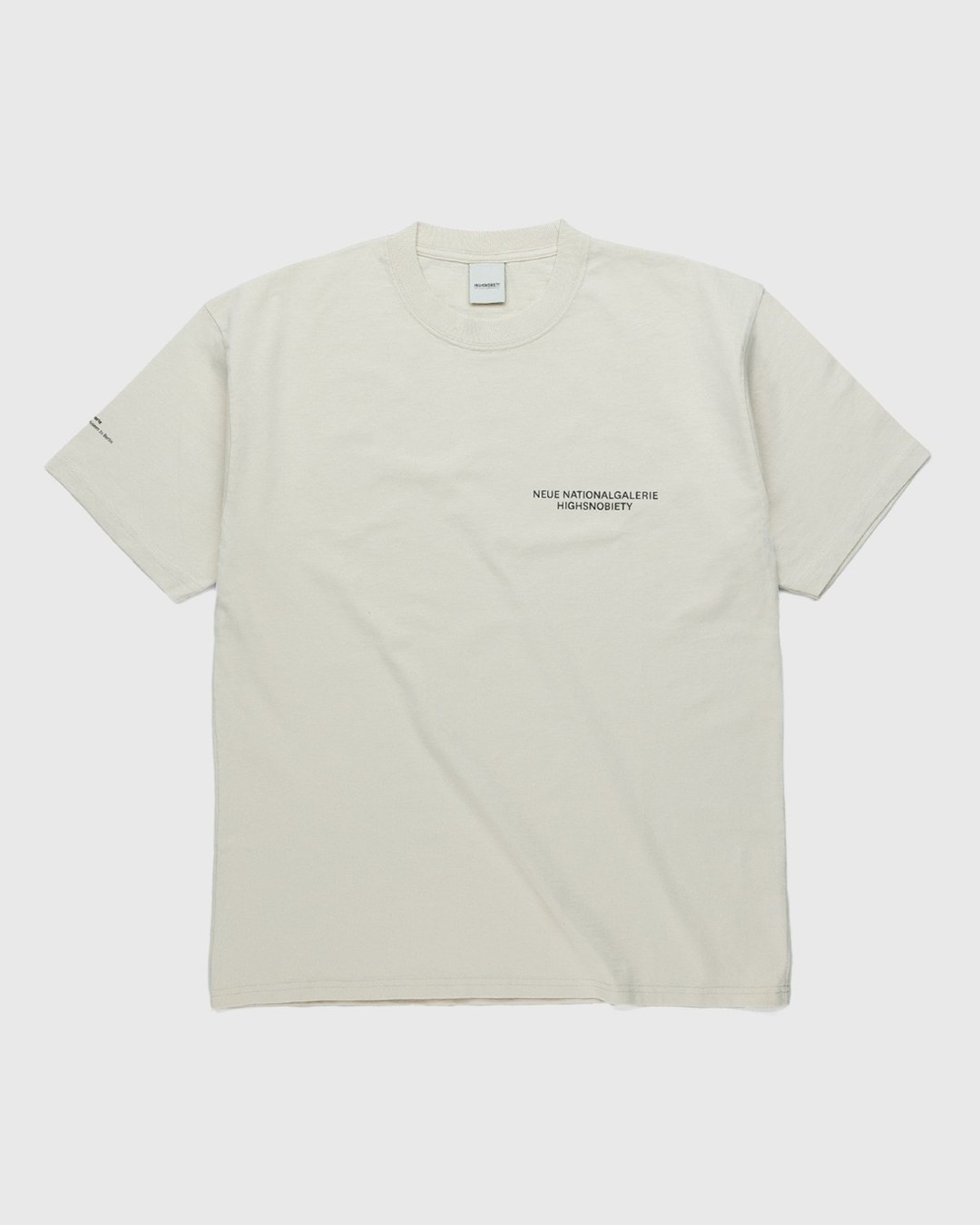 Highsnobiety – Neue National Galerie T-Shirt Eggshell - Tops - Beige - Image 2