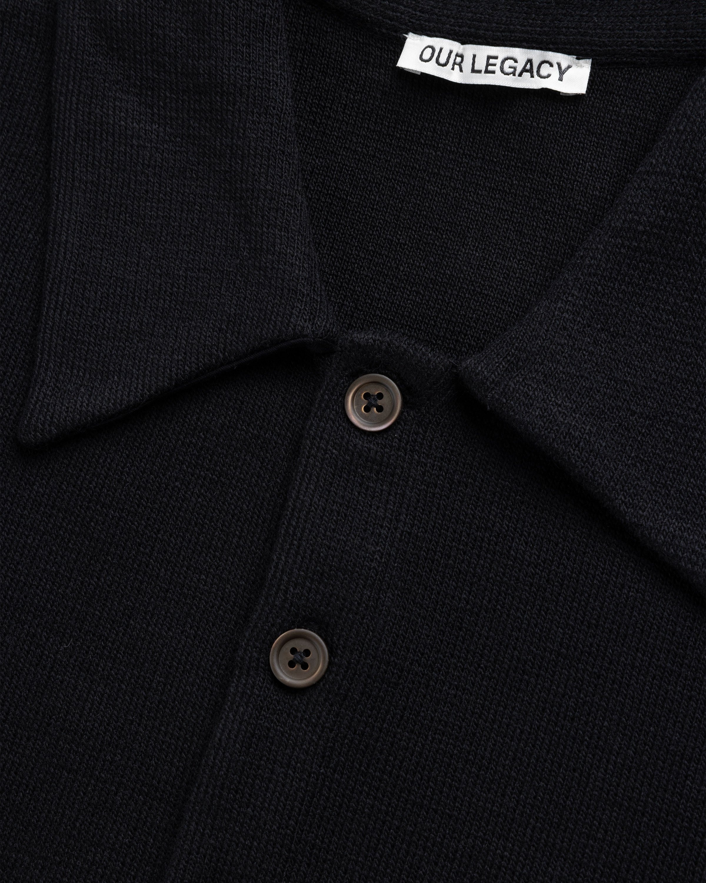Our Legacy – Ile Piquet Black Pseudo Knit - Knitwear - Black - Image 7