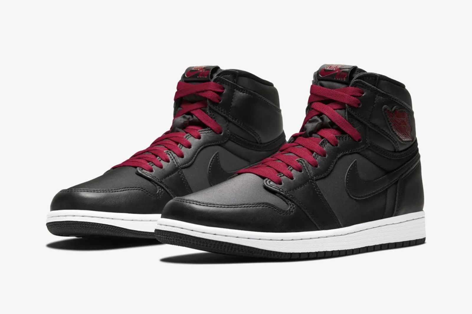 Nike red and black jordan's 1 Air Jordan 1 Satin Black: How & Where to Buy Tomorrow
