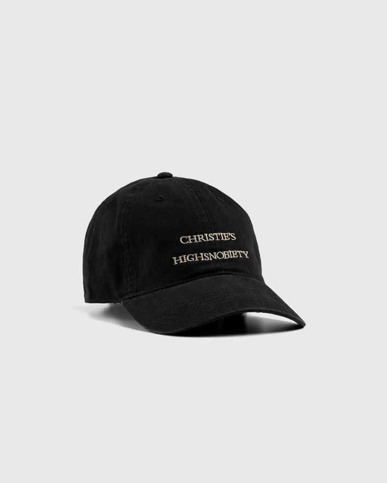 Christie's x Highsnobiety – Logo Cap Black