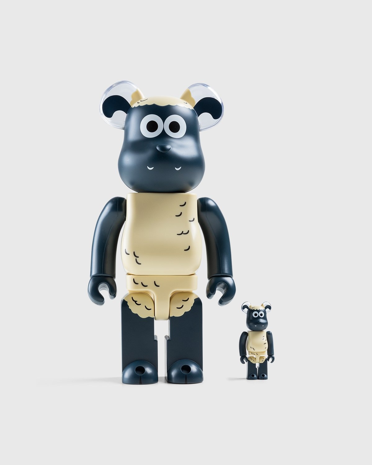 Medicom – Be@rbrick Shaun the Sheep 100% and 400% Set Multi - Toys - Multi - Image 1