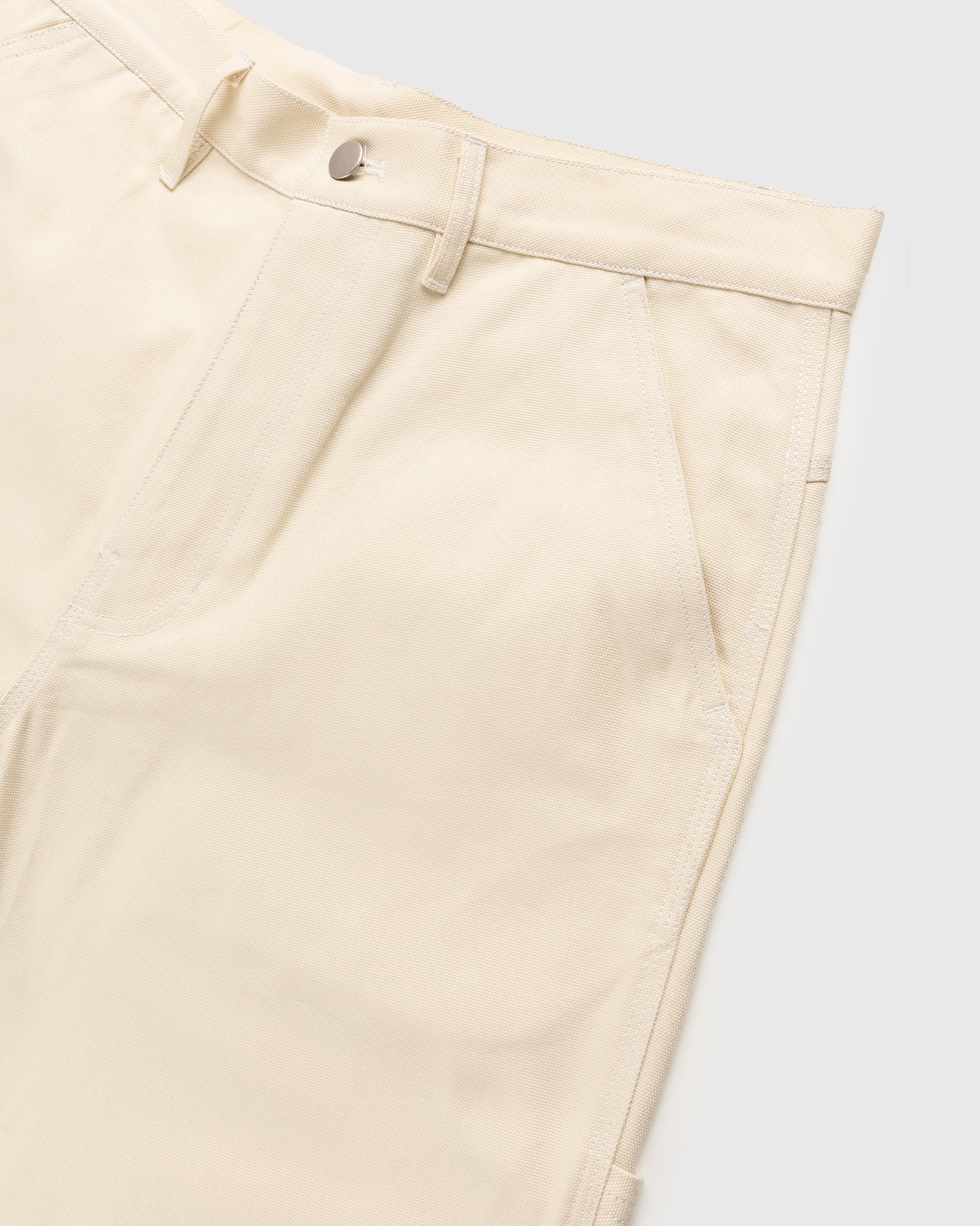 RUF x Highsnobiety – Cotton Work Pants Natural - Pants - Beige - Image 4