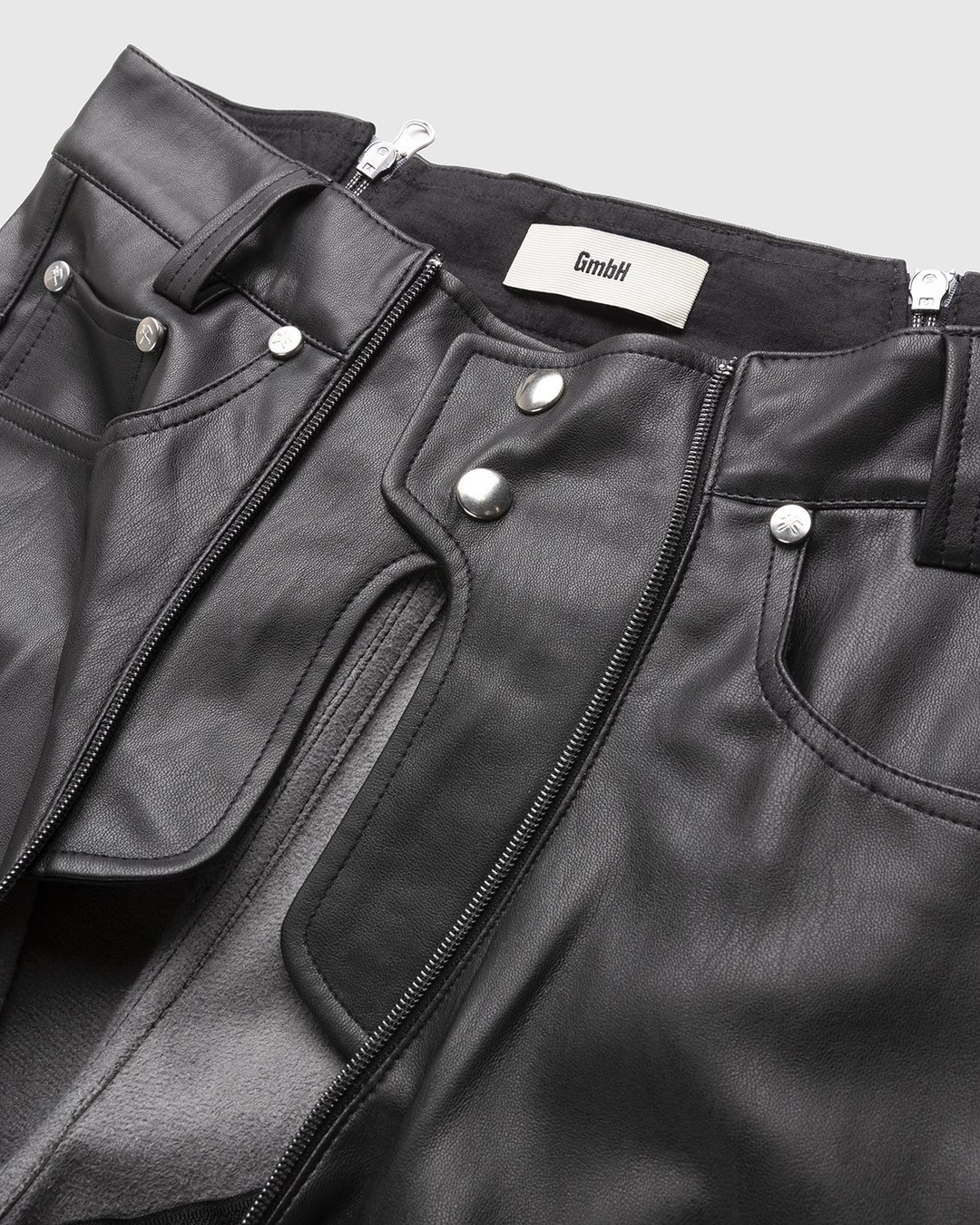 GmbH – Lata Pleather Pants Black - Leather Pants - Black - Image 6