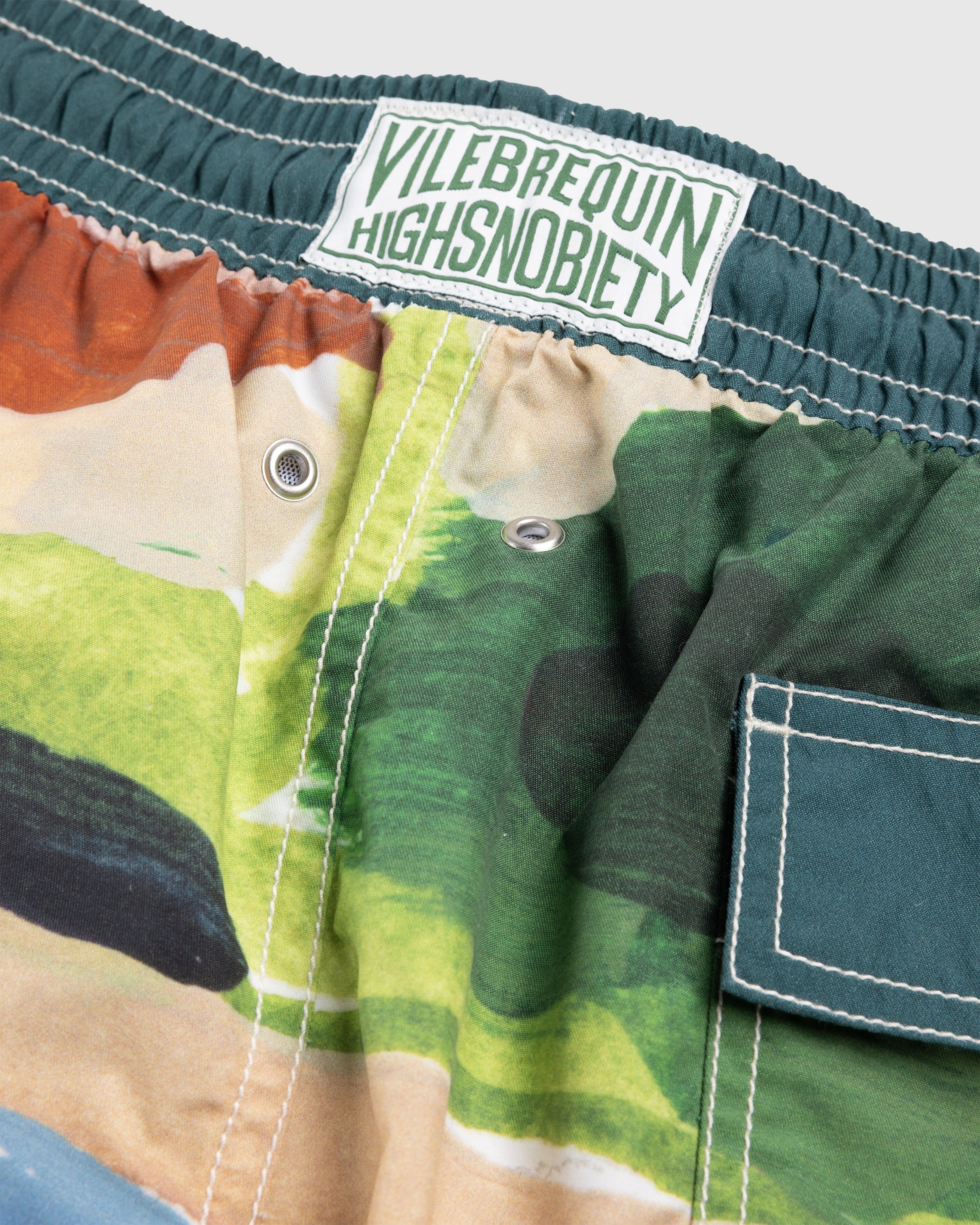 Vilebrequin x Highsnobiety – Printed Swim Shorts Chambray - Swimwear - Blue - Image 4