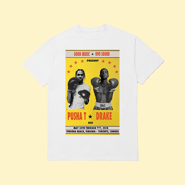 drake pusha t rap battle t shirt Debt Vibes