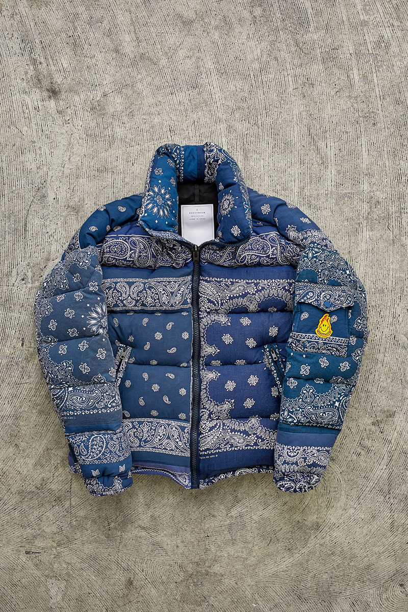 READYMADE's New Winter Jacket Is Made From Vintage Bandanas