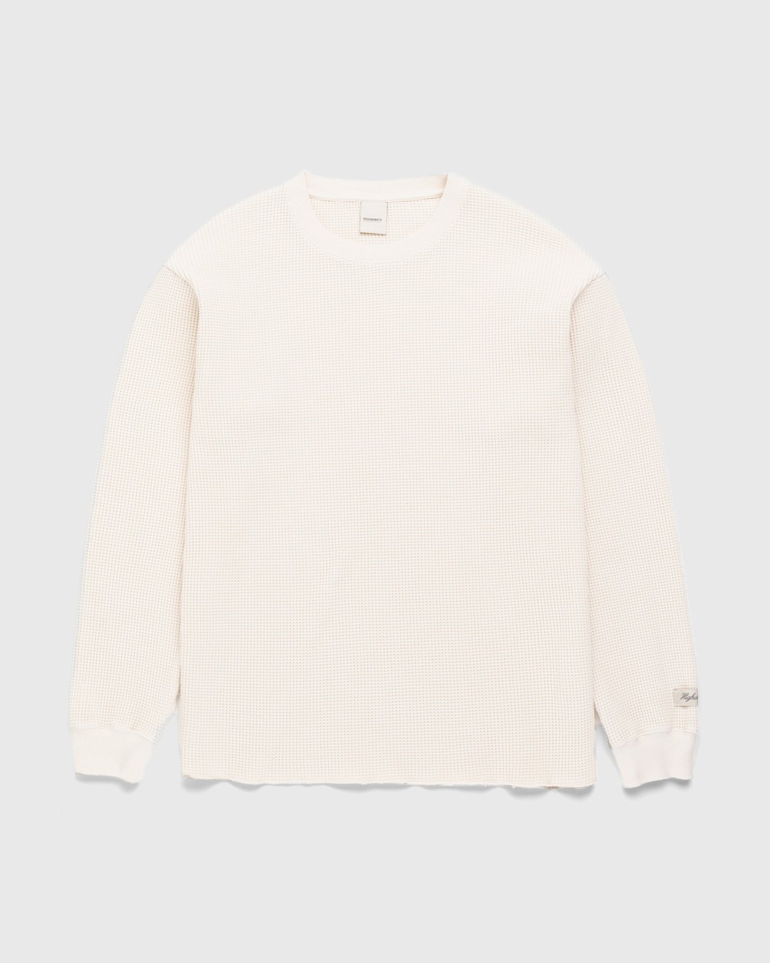 Highsnobiety – Thermal Crew Eggshell - Sweats - Beige - Image 1