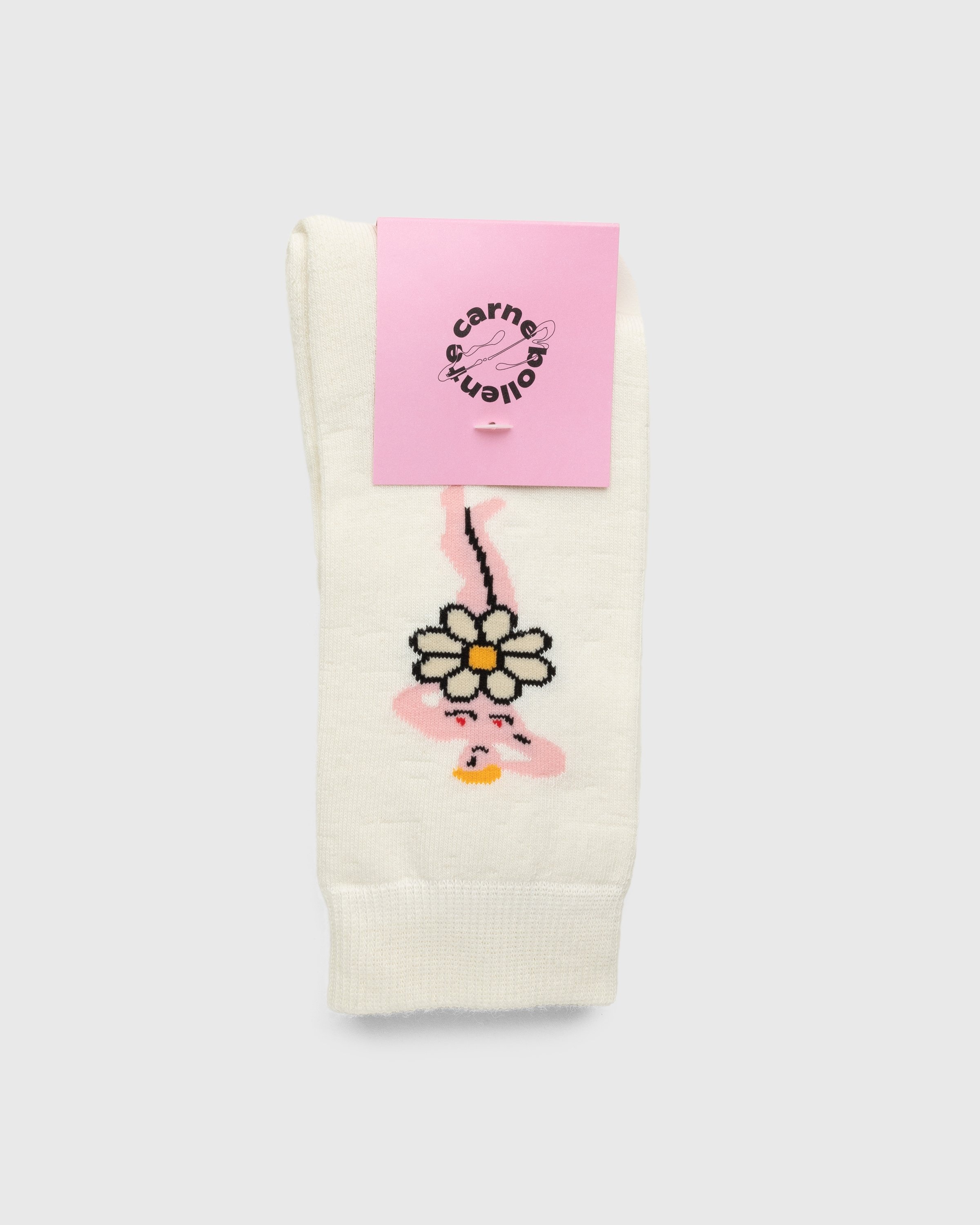 Carne Bollente – Daisies of Desire Socks White - Socks - White - Image 2