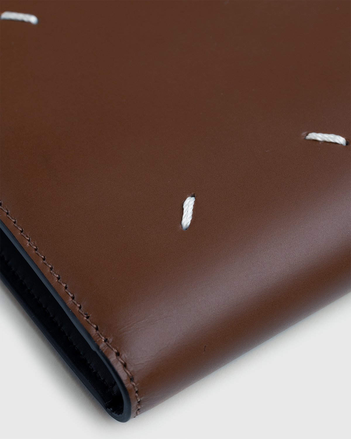 Maison Margiela – Leather Wallet Brown - Wallets - Brown - Image 4