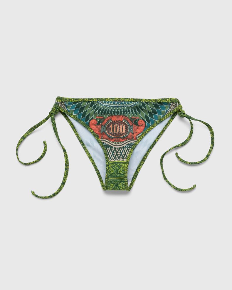 Jean Paul Gaultier – Banknote Bikini Bottom Multi