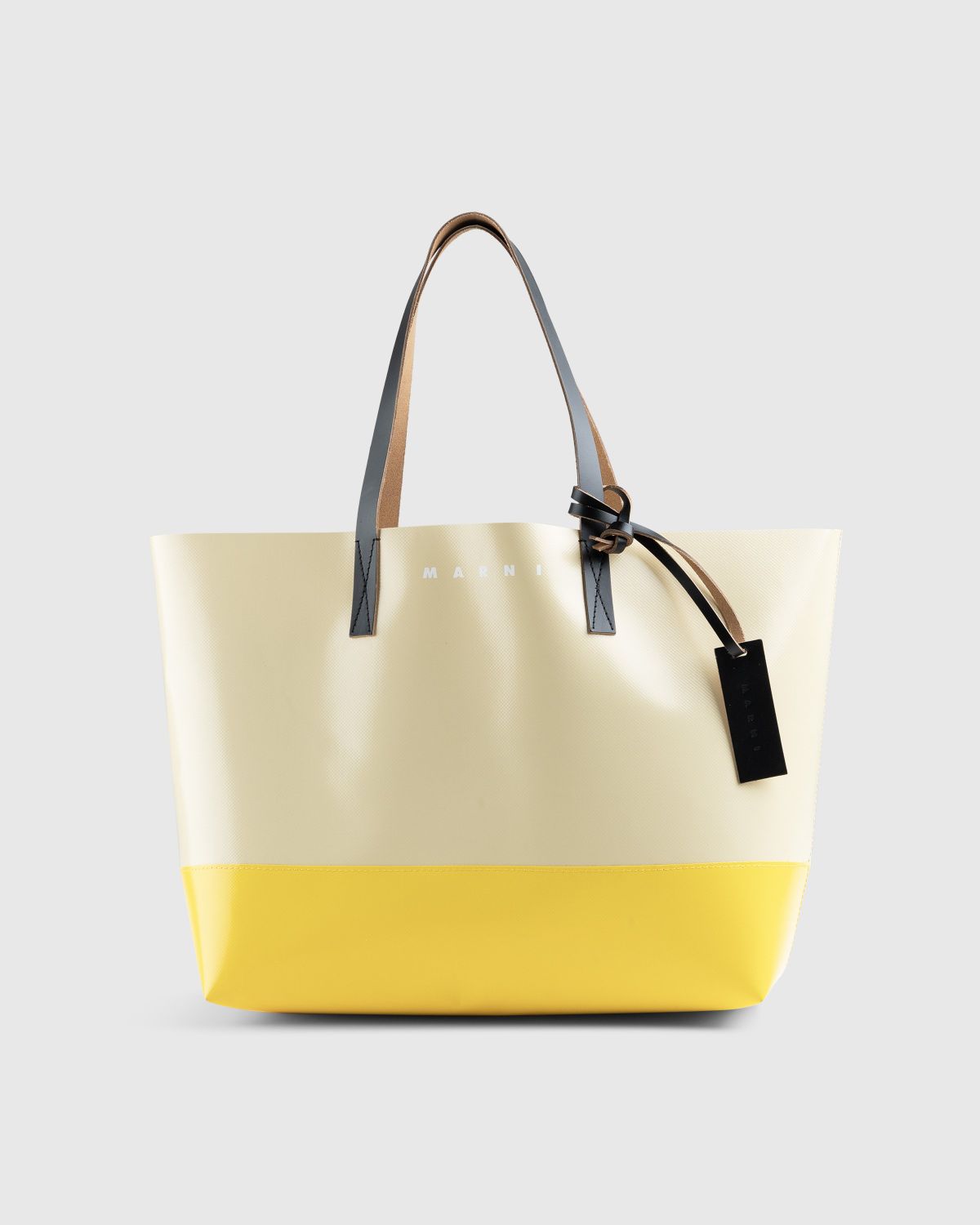 Marni – Tribeca Two-Tone Tote Bag Yellow - Tote Bags - Yellow - Image 1