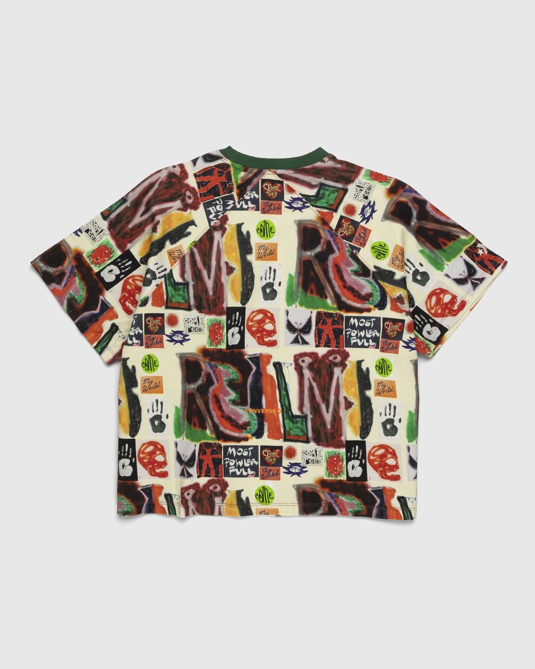 Converse x Come Tees – Realms and Realities Triangle Tee Bone - T-shirts - Multi - Image 2