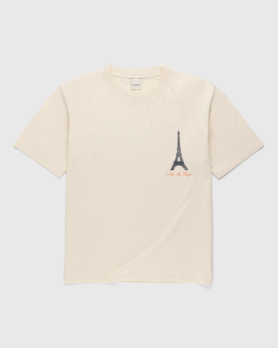 Highsnobiety – Not In Paris 4 Eiffel Tower T-Shirt Eggshell - T-shirts - Beige - Image 2