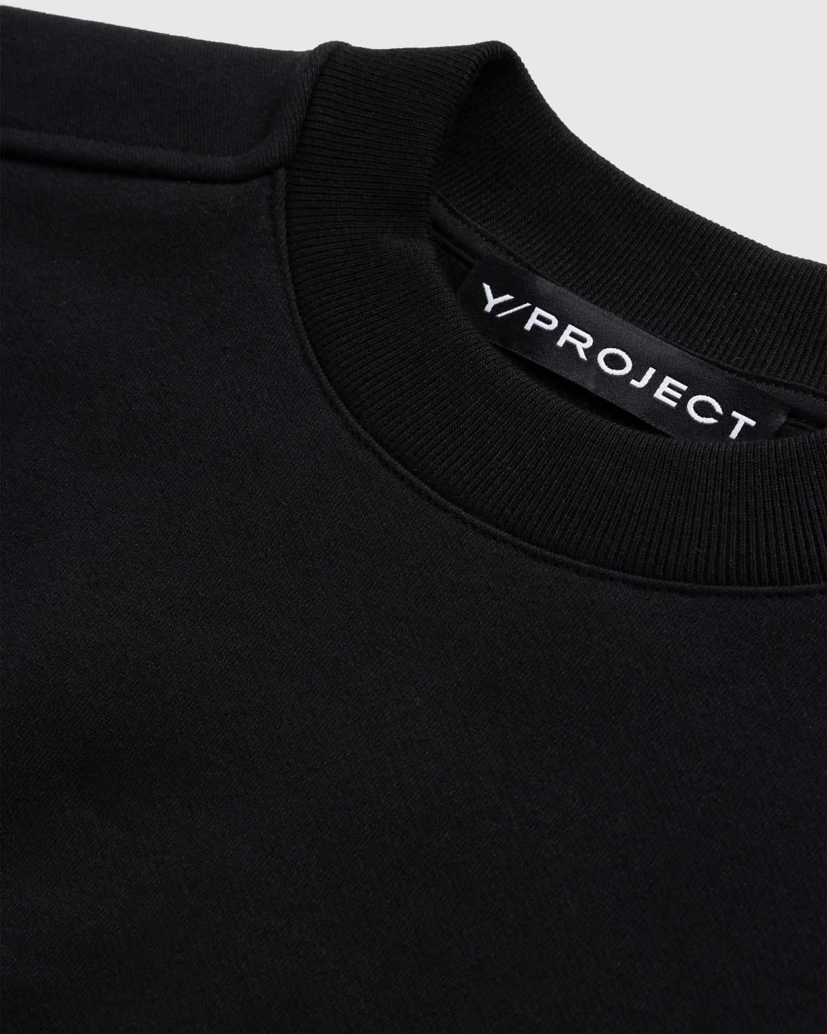 Y/Project – Paris' Best Embroidered Sweatshirt Black - Knitwear - Black - Image 5