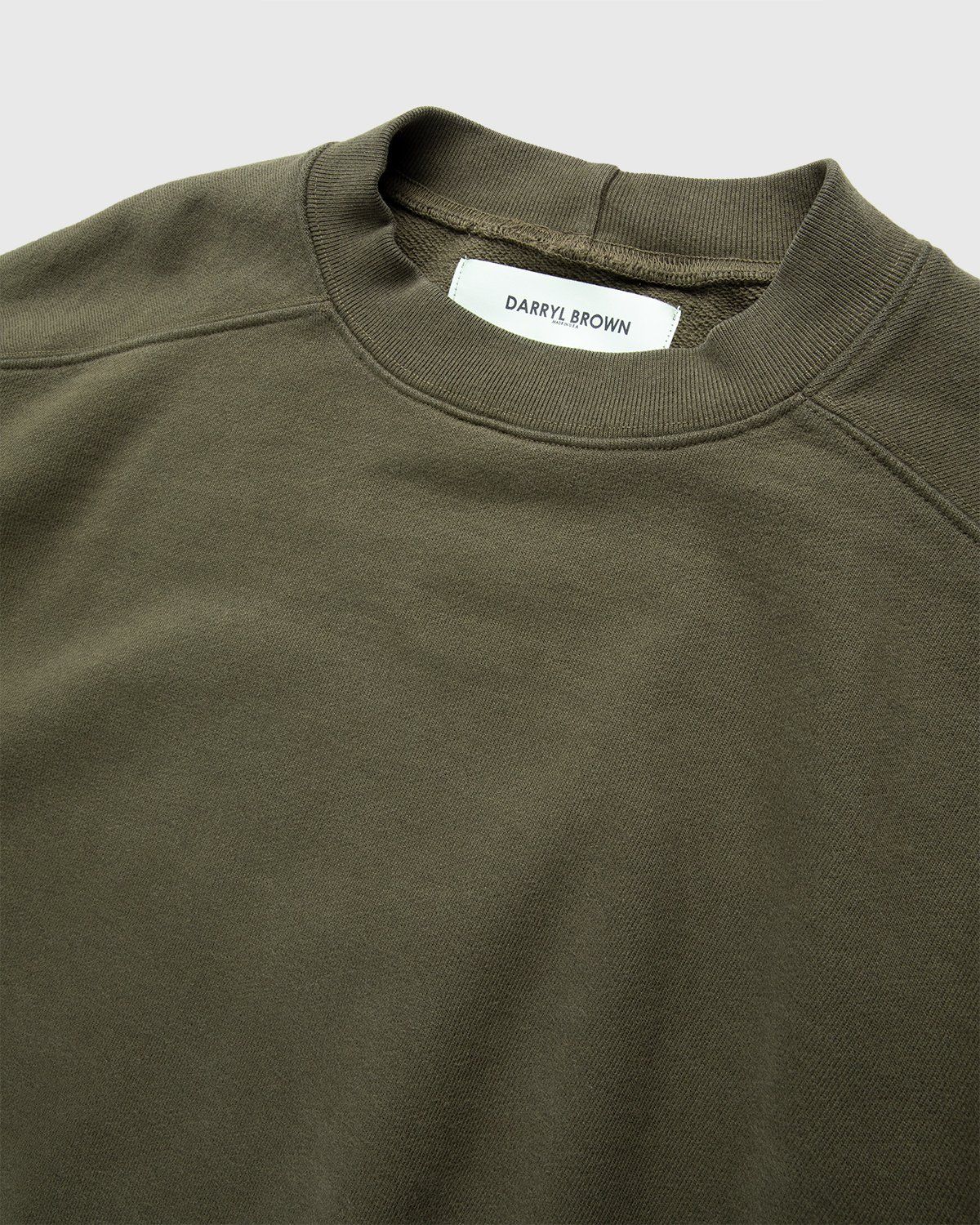 Darryl Brown – Crew Military Olive - Sweats - Green - Image 3