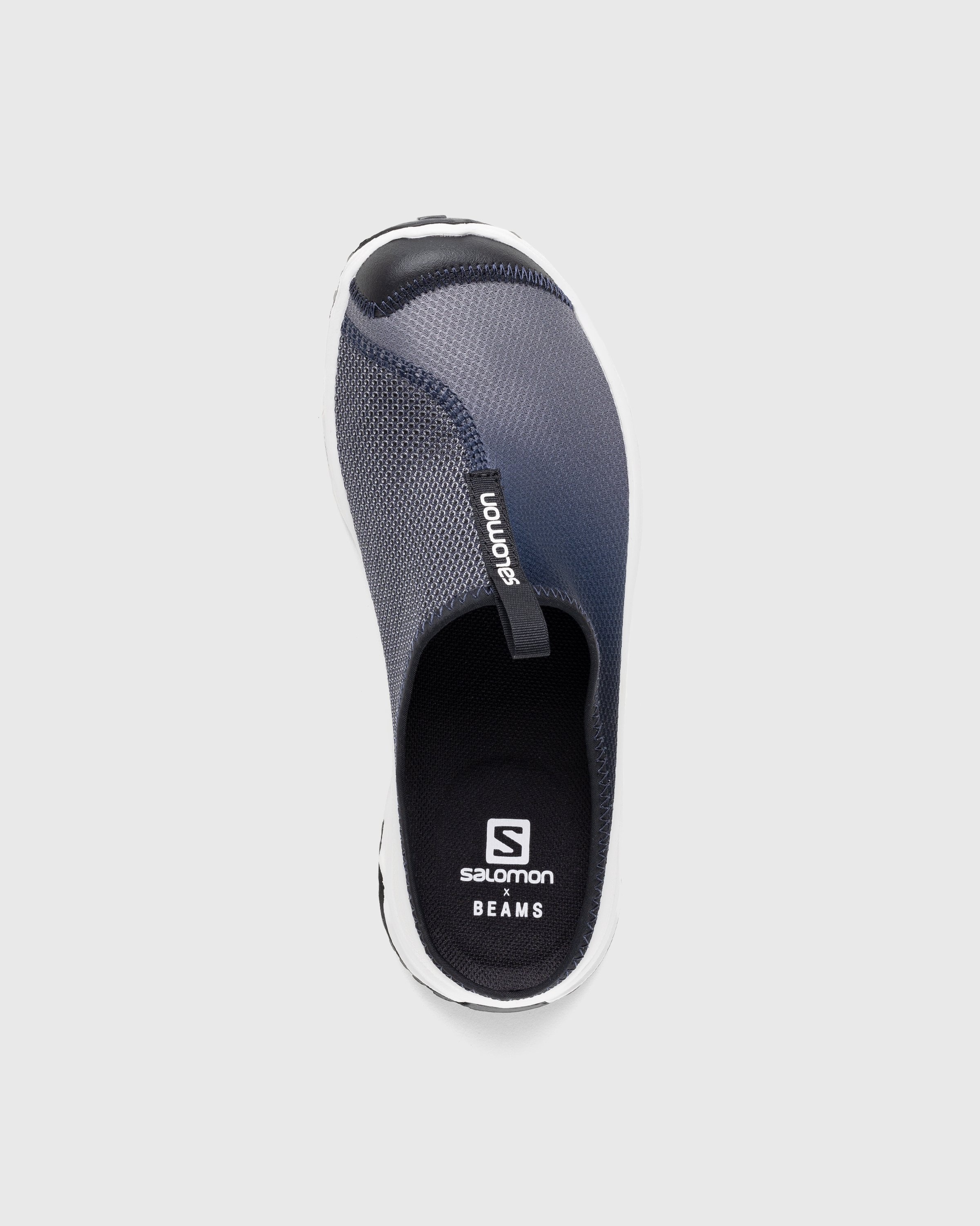 Salomon x Beams – RX Slide 3.0 Quiet Shade/Night Sky/Black - Slides - Blue - Image 5