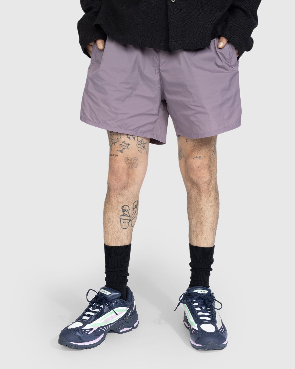 Our Legacy – Drape Tech Trunks Lilac Nylon - Swimwear - Purple - Image 2