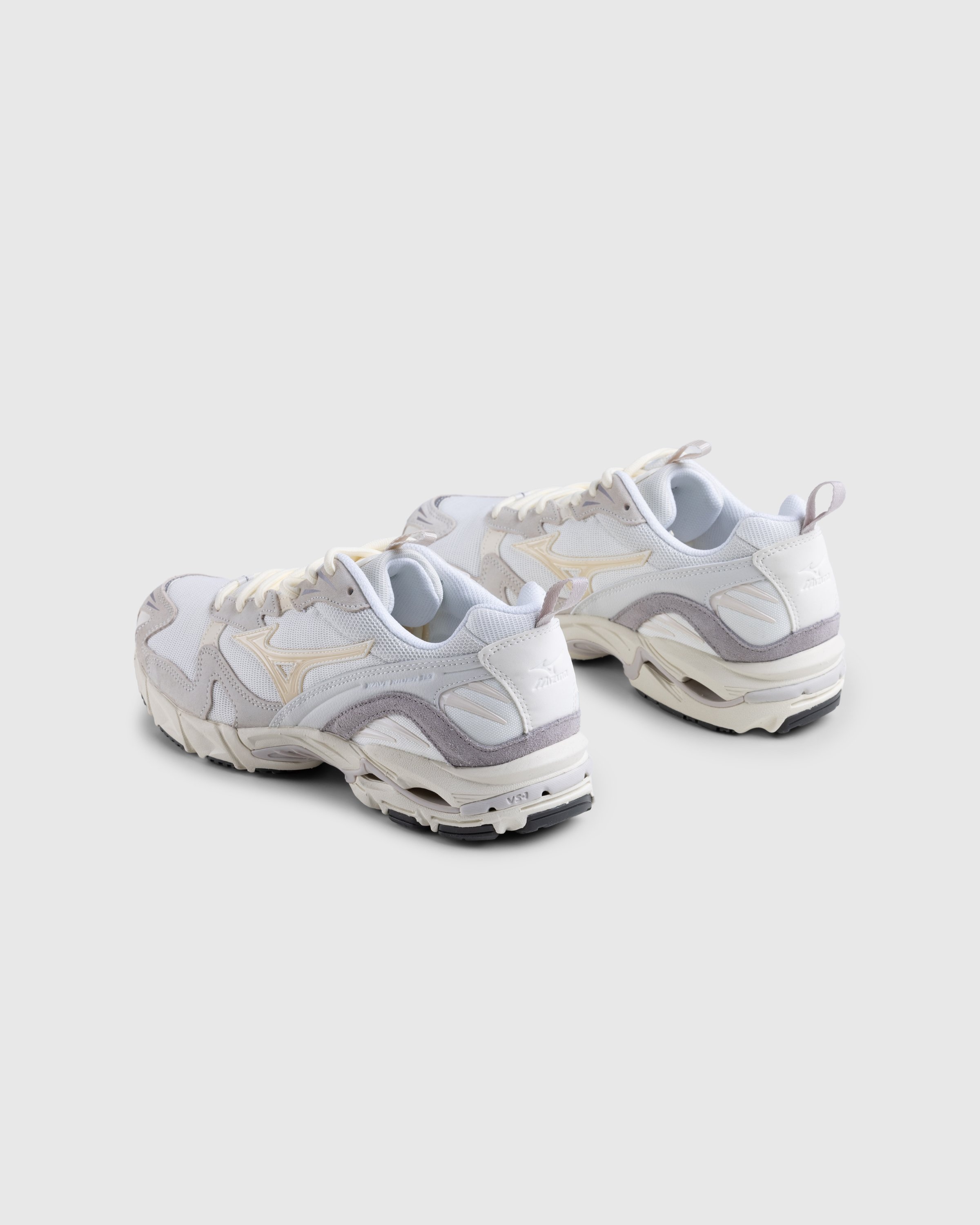 Mizuno – Wave Rider 10 Opal Gray - Sneakers - White - Image 4