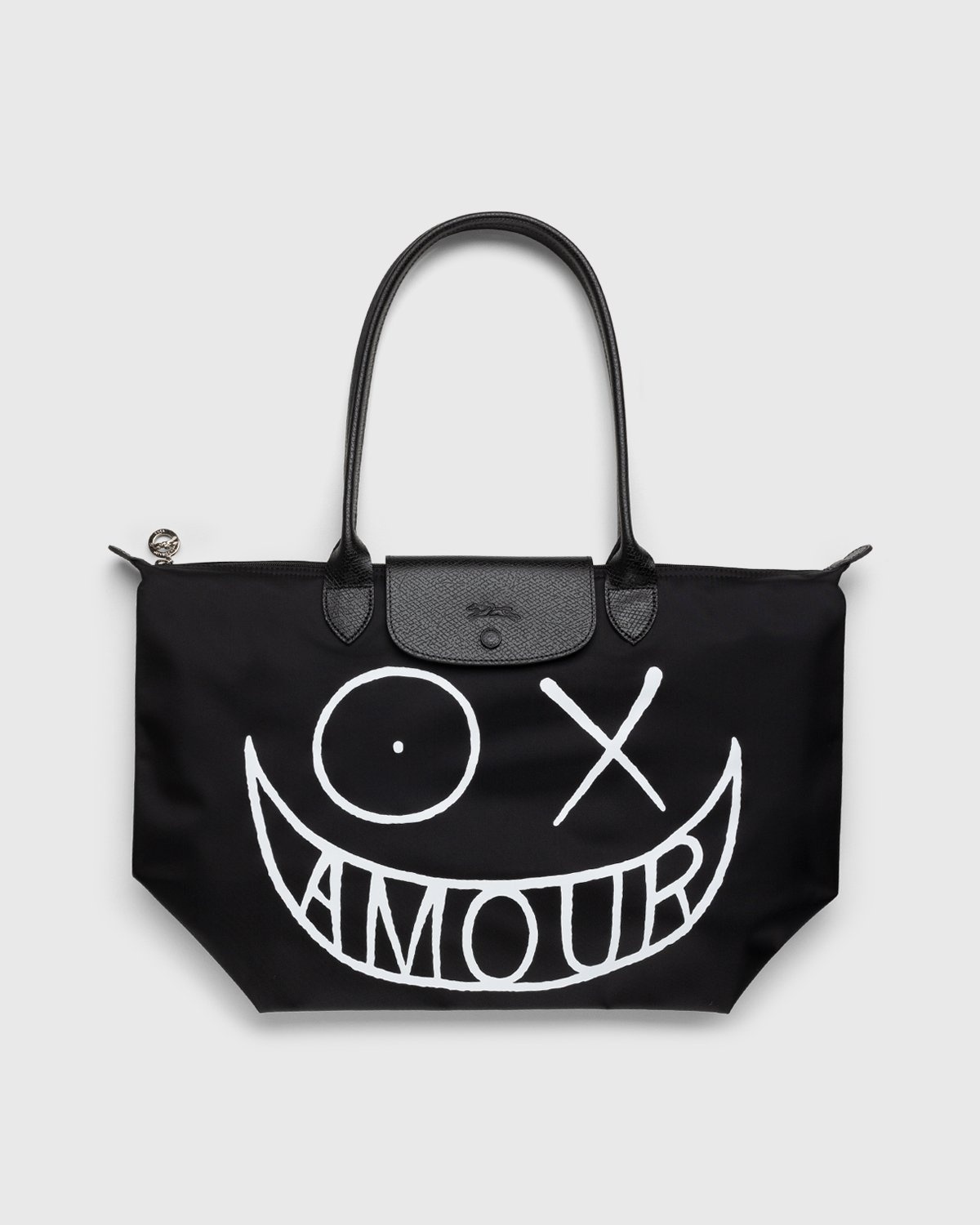 Longchamp x Andr Saraiva Le Pliage Andr Shoulder Bag Black