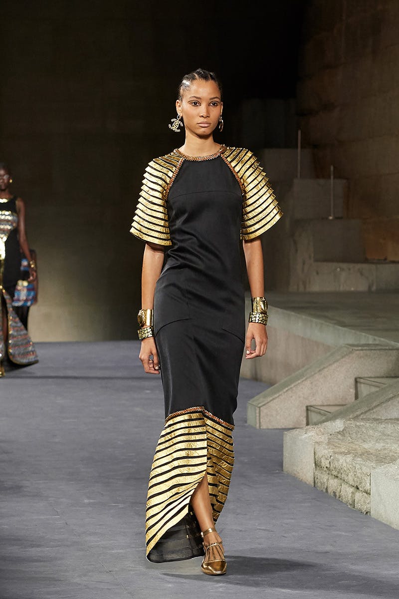 pharrell williams walks chanel show