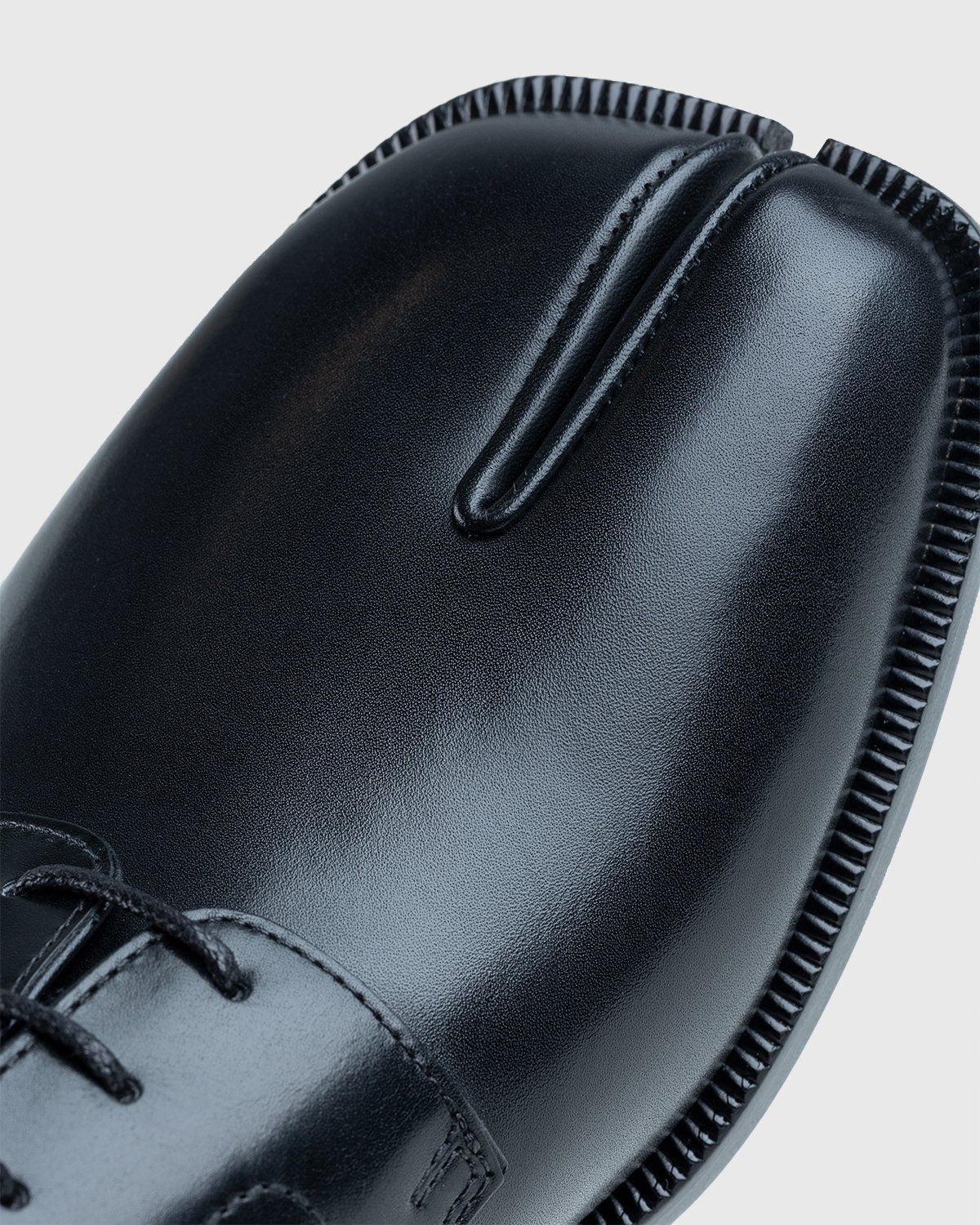 Maison Margiela – Tabi Lace-up Shoes Black - Shoes - Black - Image 5