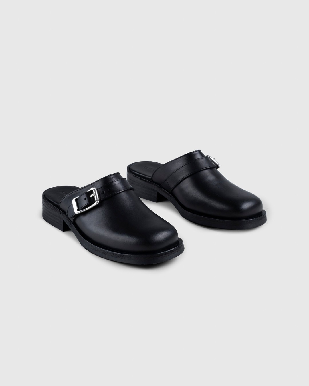 Leather clearance mule sneakers