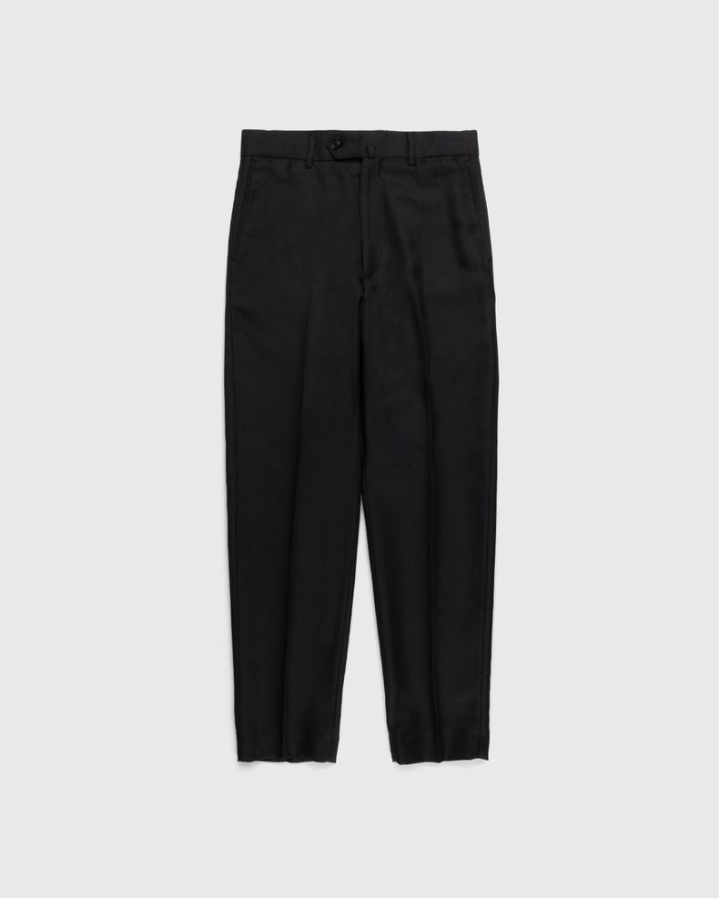 Slim-Fit Trousers Black