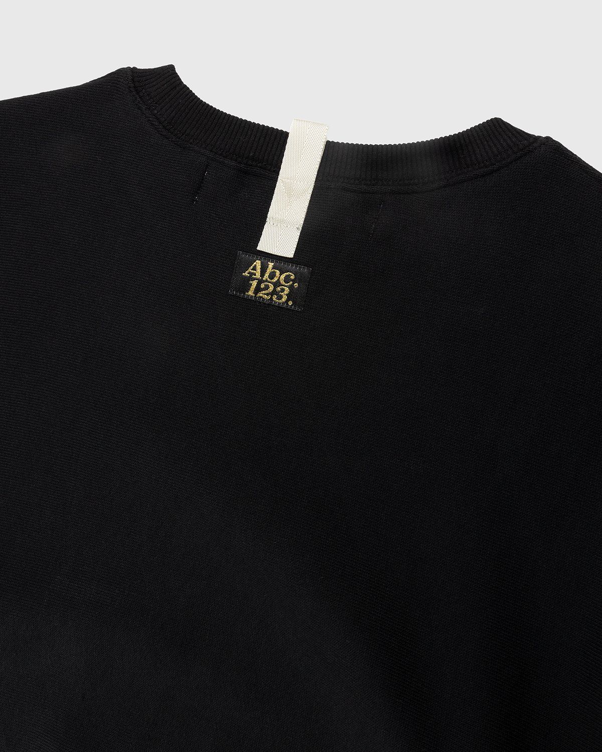 Abc. – French Terry Crewneck Sweatshirt Anthracite - Sweatshirts - Black - Image 3