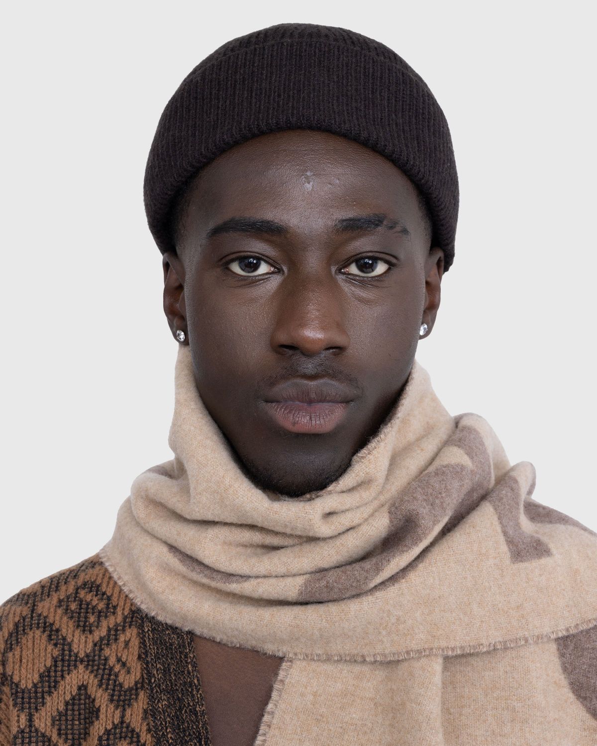 Acne Studios – Wool Cashmere Beanie Dark Brown | Highsnobiety Shop