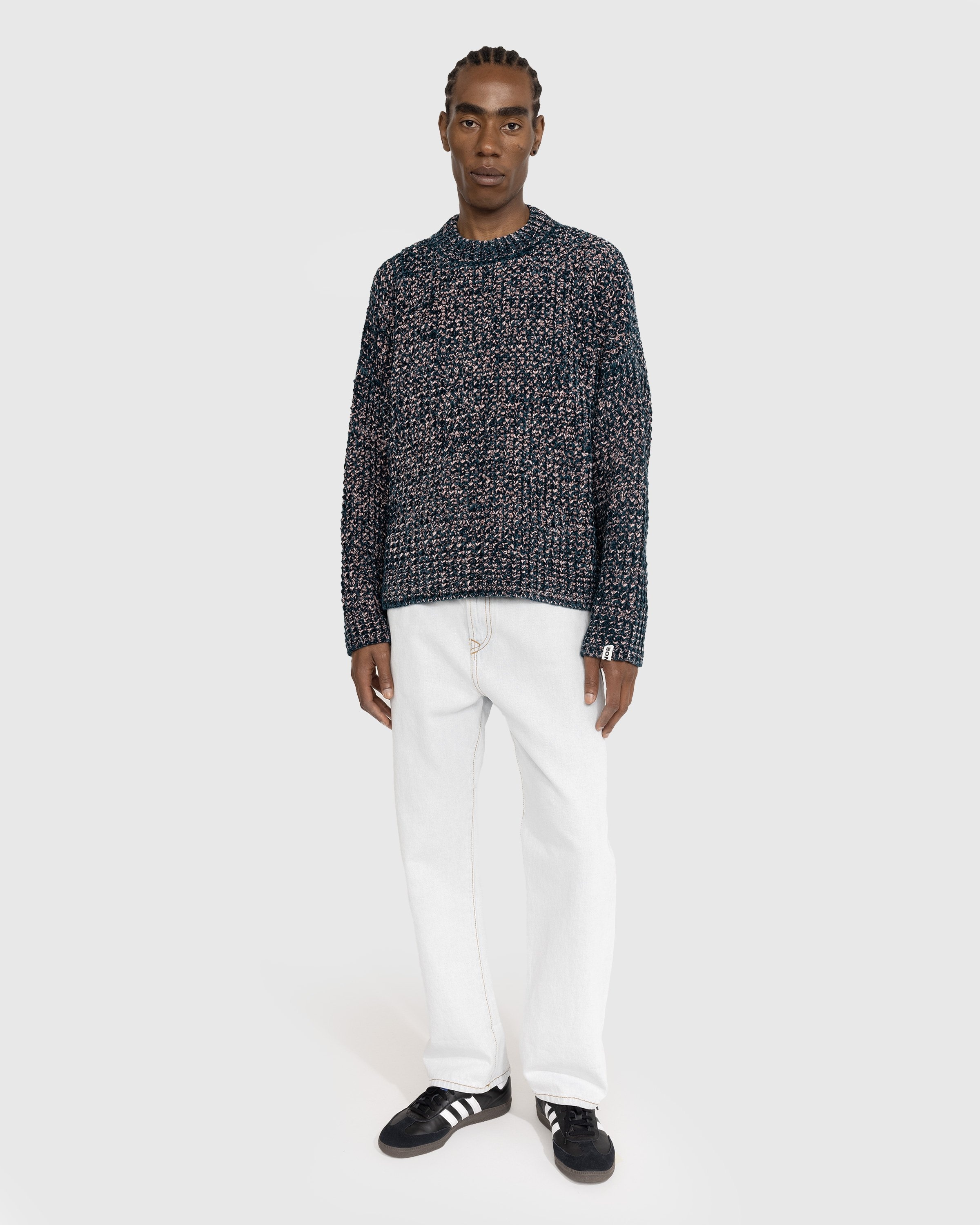 Bonsai – Knit Crewneck Sweater Ocean Depths - Knitwear - Blue - Image 2
