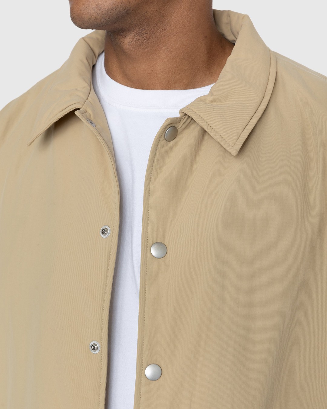 Highsnobiety – Insulated Coach Jacket Beige - Outerwear - Beige - Image 6