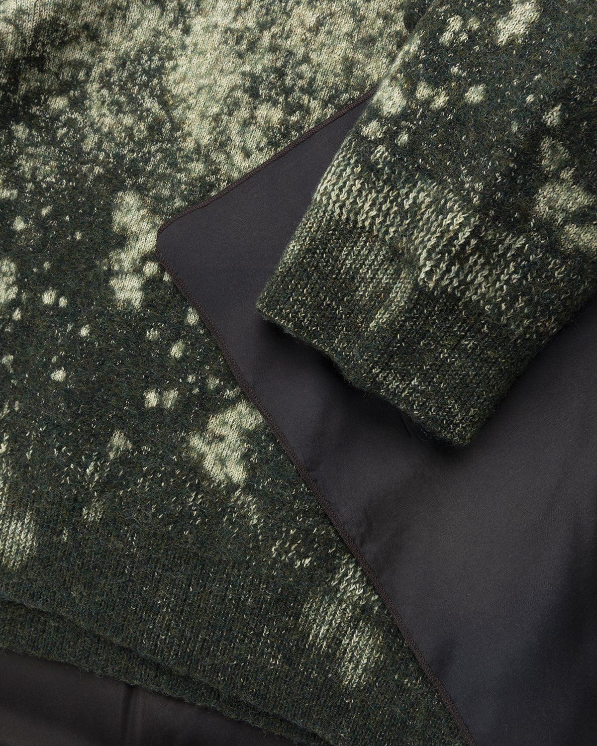 Maison Margiela – Discharged Wool Sweater - Knitwear - Green - Image 8