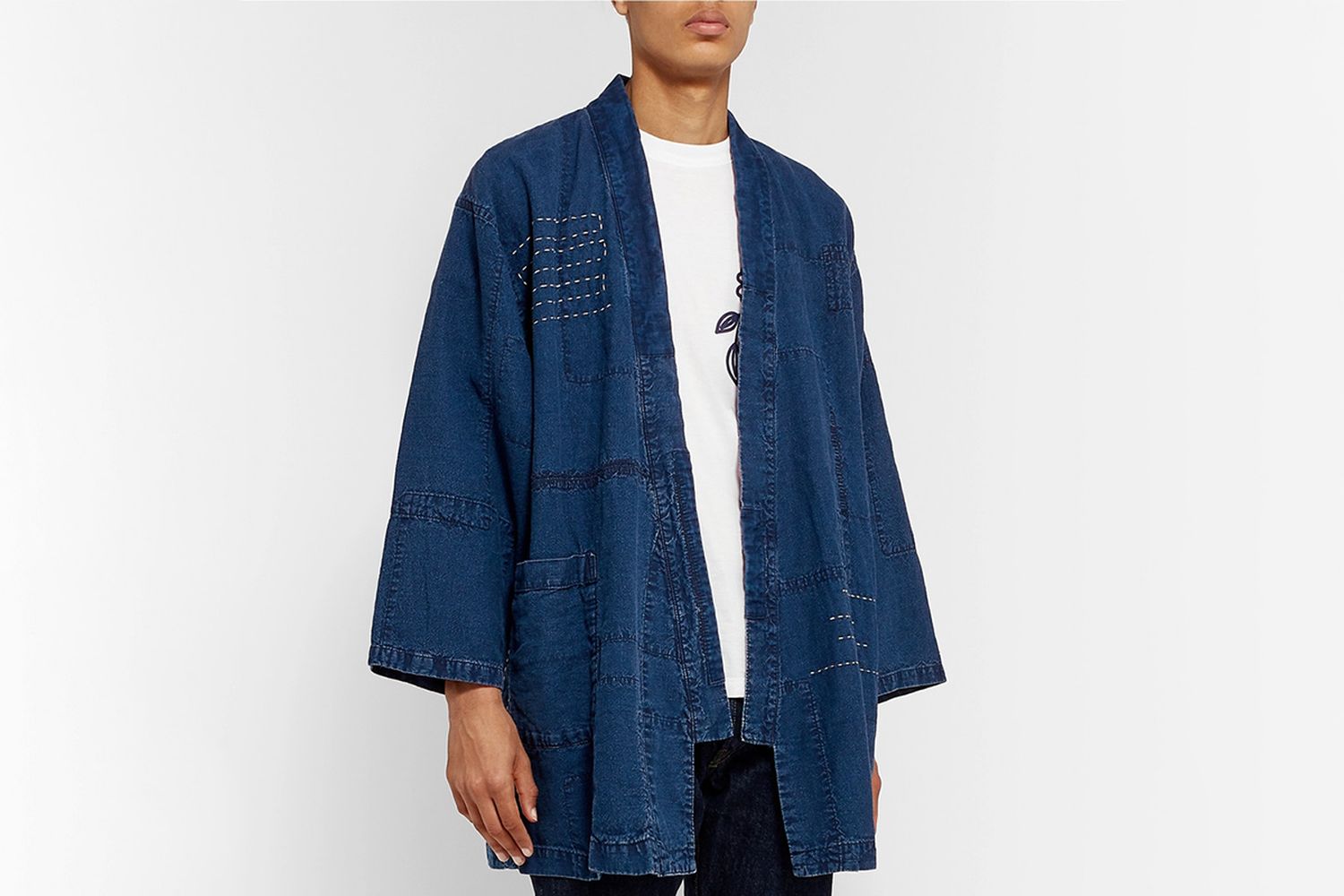 Patchwork Embroidered Linen Jacket