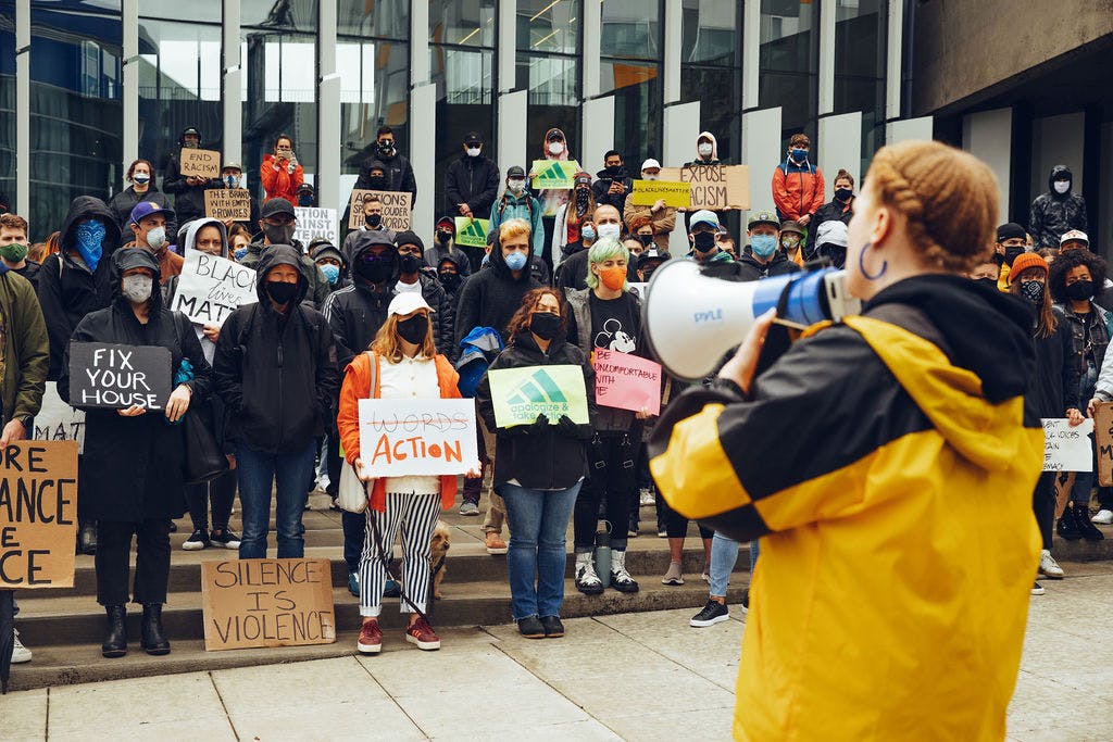 Adidas Employees in Protest for Black Lives Matter