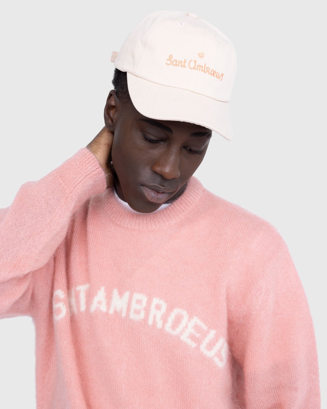 Highsnobiety x Sant Ambroeus – Cap White  - Hats - White - Image 4