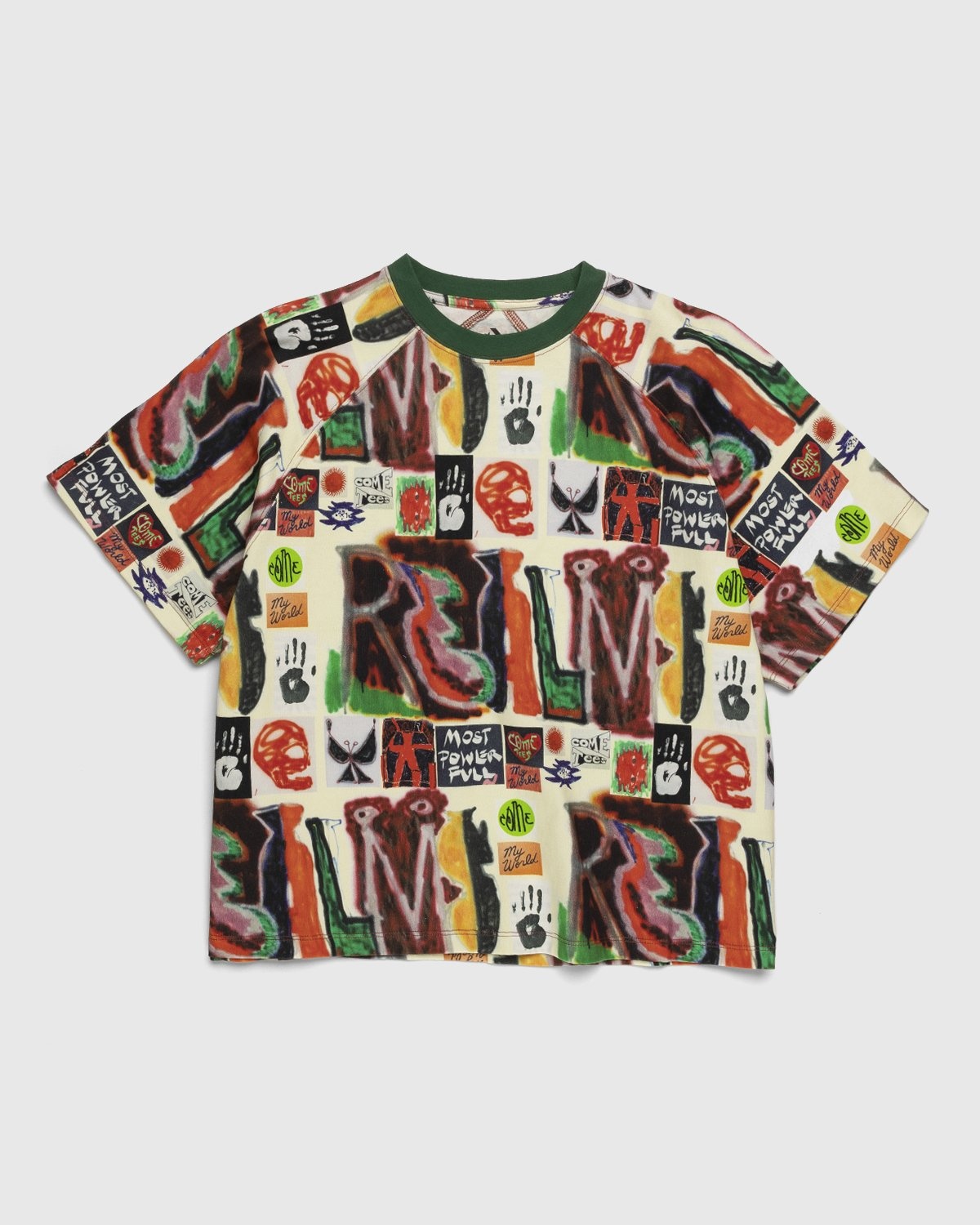 Converse x Come Tees – Realms and Realities Triangle Tee Bone - T-shirts - Multi - Image 1
