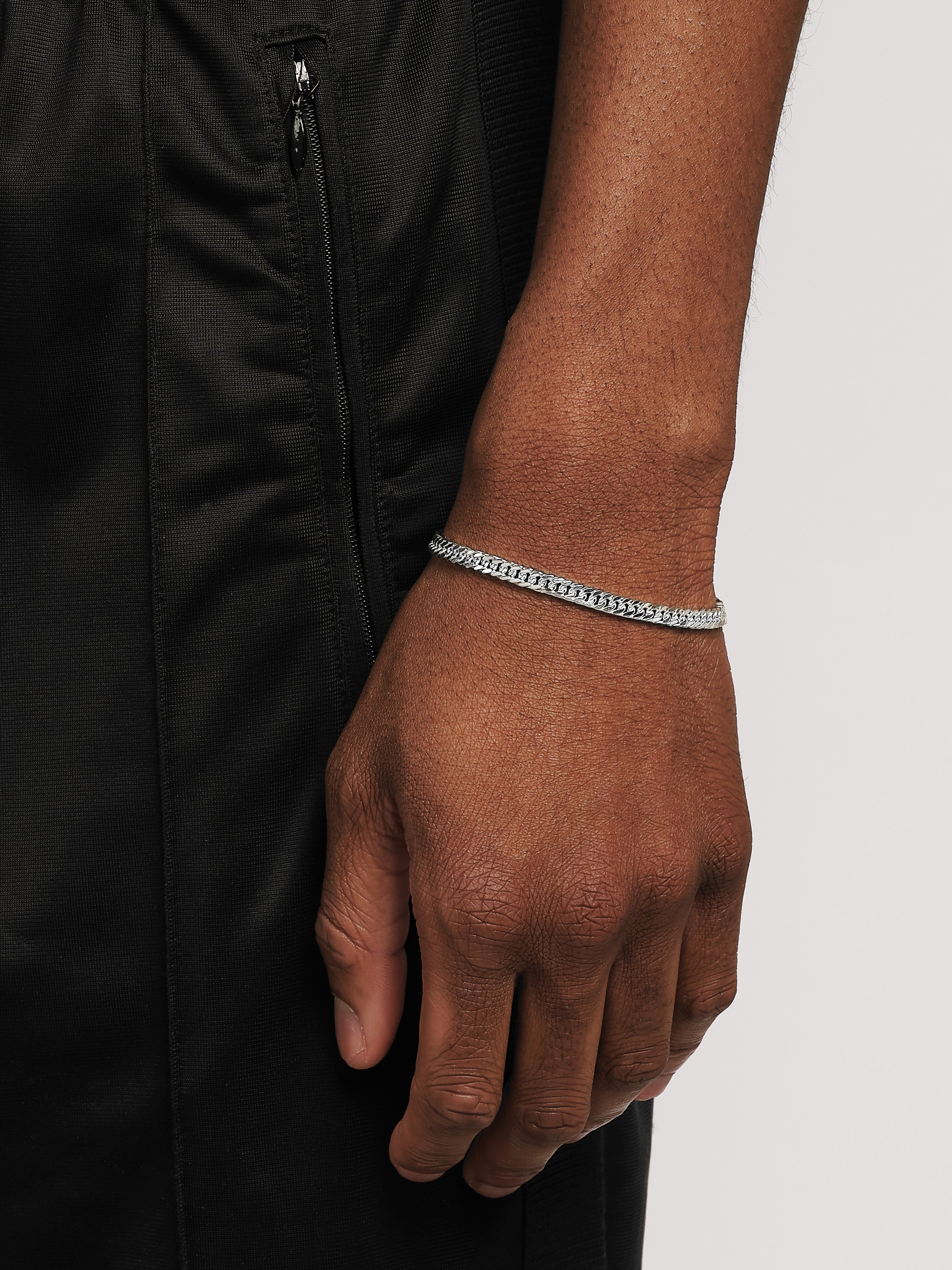 Hatton Labs – Mini Cuban Bracelet Silver - Jewelry - Silver - Image 2