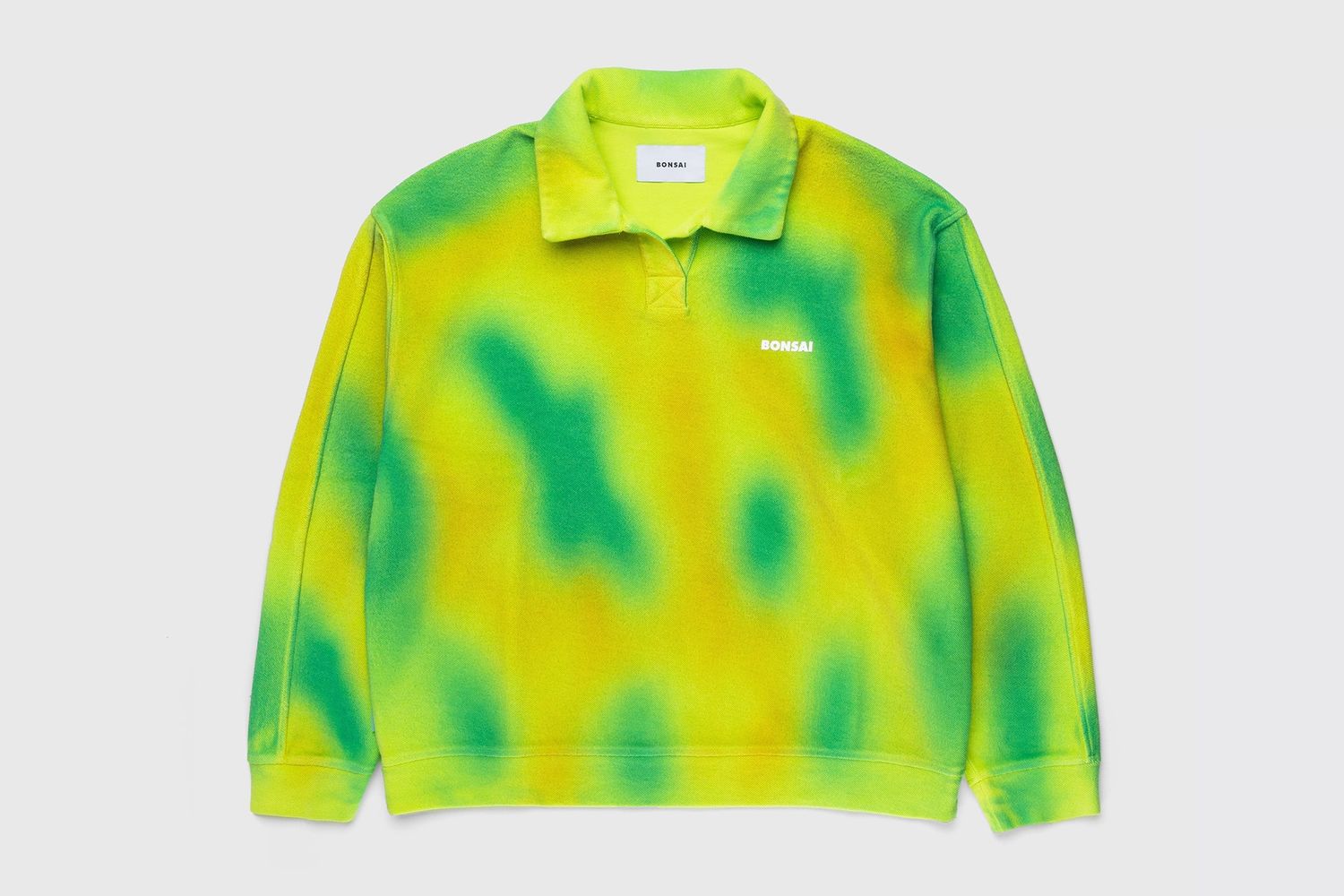 Spray Dyed Longsleeve Polo