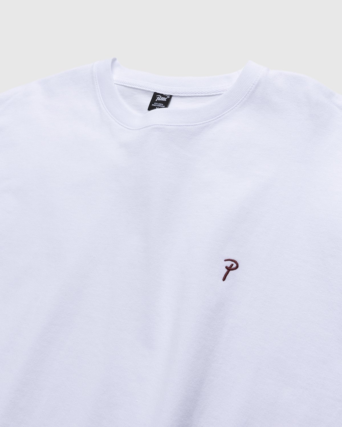 Patta – Basic Script P T-Shirt White - Tops - White - Image 3