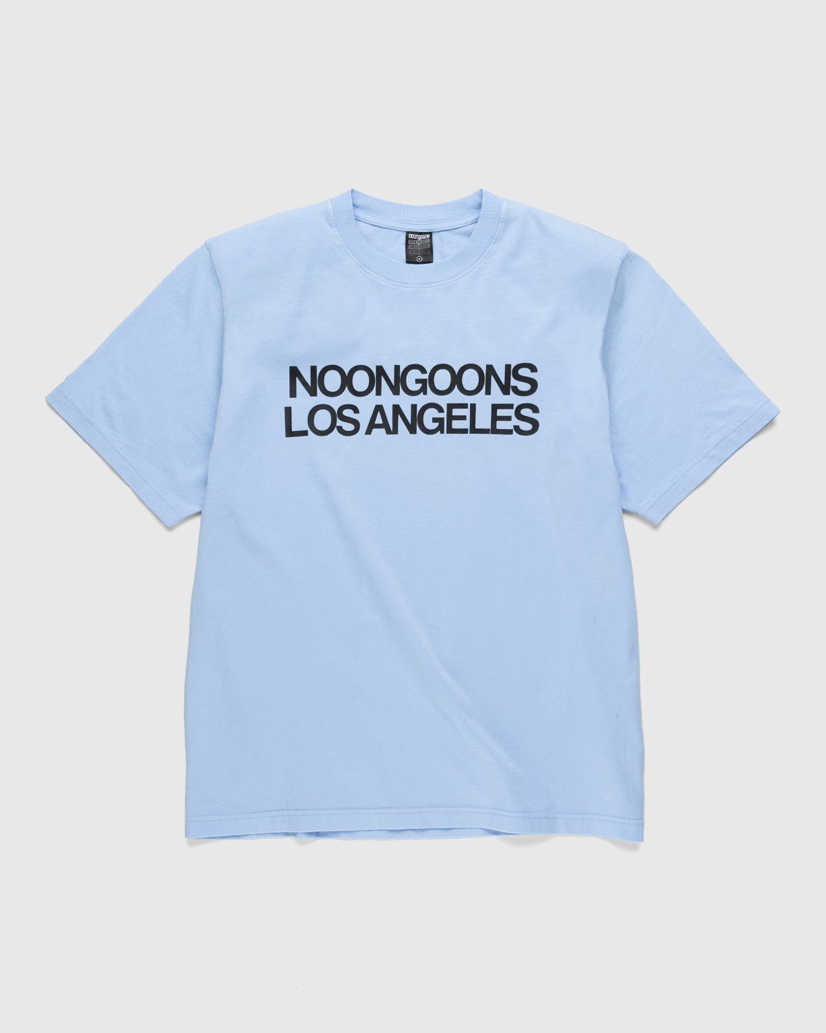 Noon Goons – Right Here T-Shirt Dust Blue - Tops - Blue - Image 1