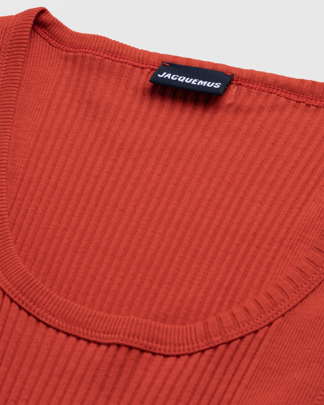 JACQUEMUS – Le Débardeur Caraco Red - Tank Tops - RED - Image 5