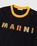 Marni – Stripe Logo Bio Jersey T-Shirt Black/Gold - T-Shirts - Yellow - Image 4
