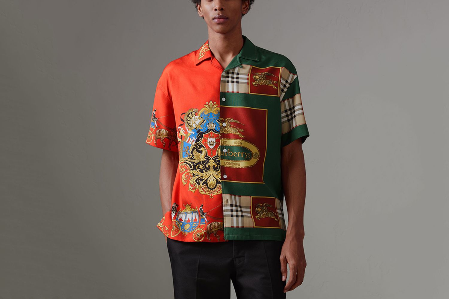 Archive Scarf Print Shirt