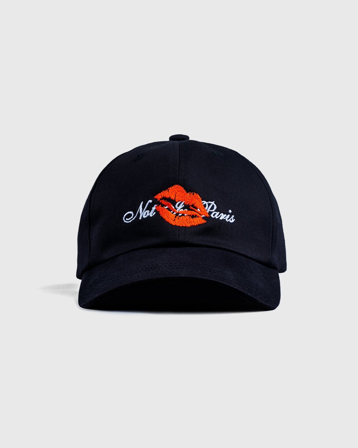 Highsnobiety – Not In Paris 3 Kiss Cap Black - Hats - Black - Image 2