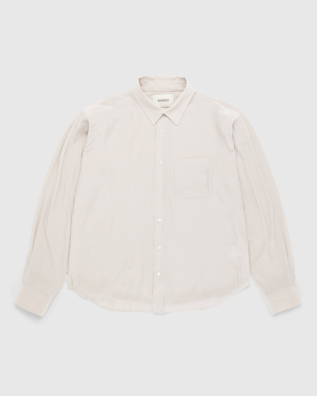 Highsnobiety – Lightweight Long-Sleeve Shirt Beige - Shirts - Beige - Image 1