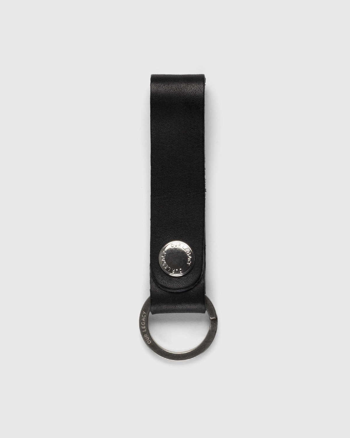 Our Legacy – Leather Key Holder Black - Keychains - Black - Image 1