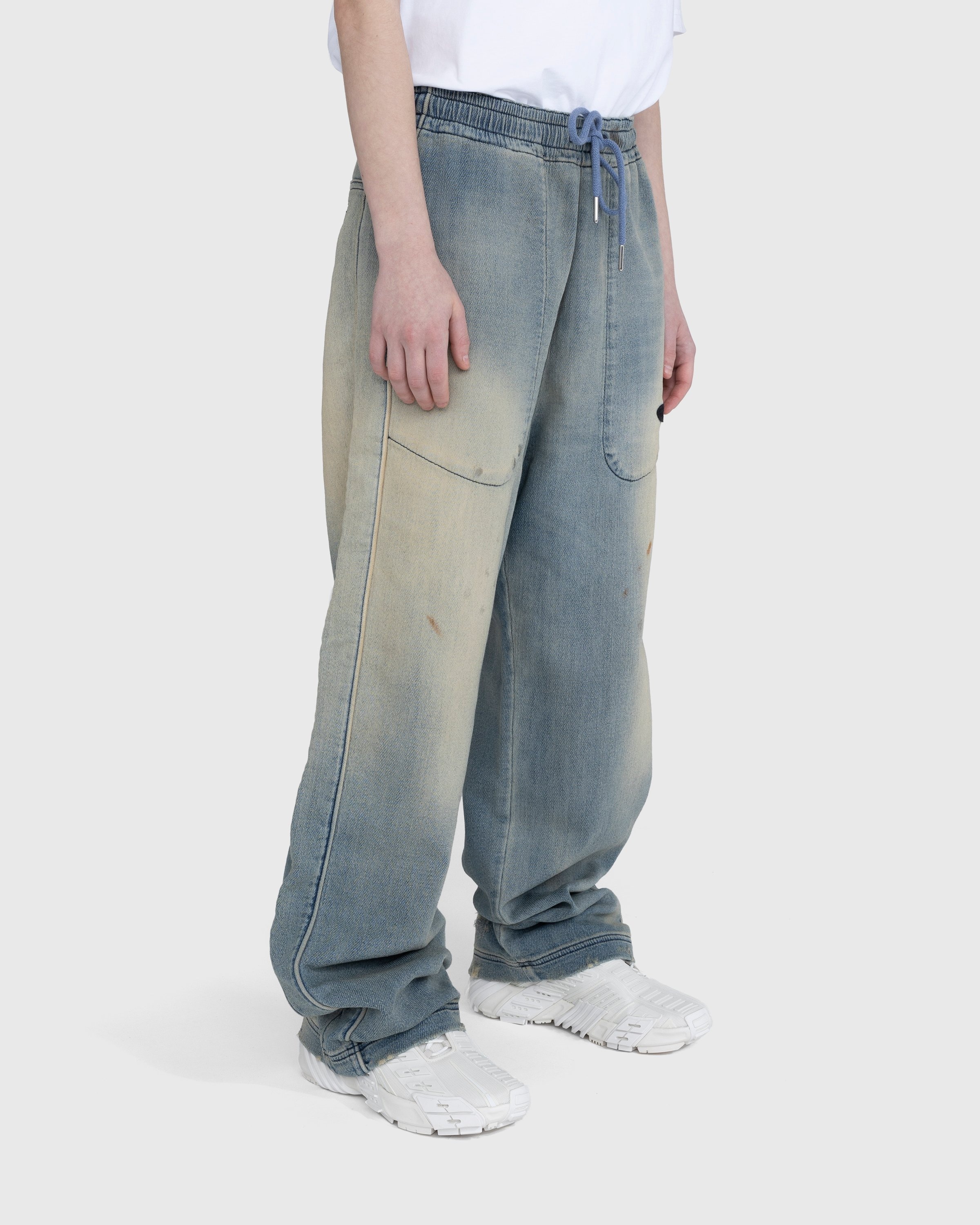 Diesel – D-Martians Track Denim Blue - Pants - Brown - Image 4