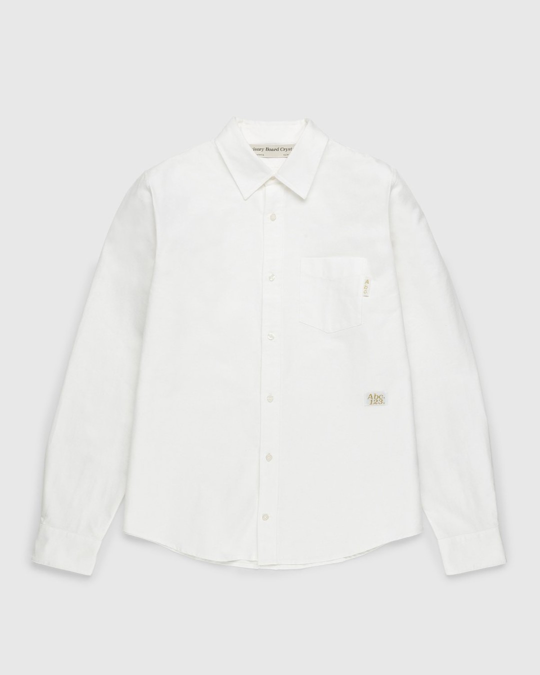 Abc. – Oxford Woven Shirt Selenite - Longsleeve Shirts - White - Image 1