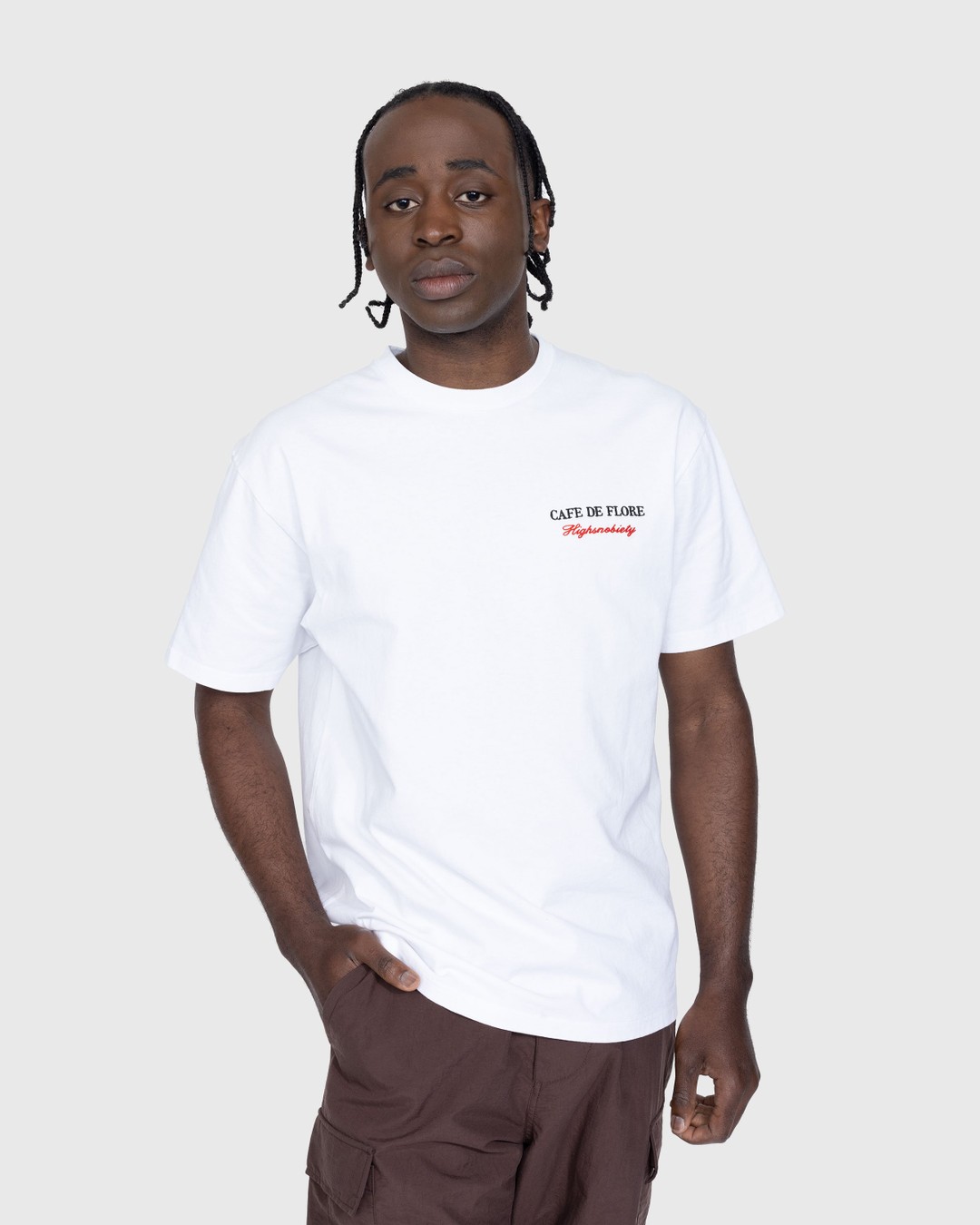 Café de Flore x Highsnobiety – Short Sleeve T-Shirt White - Tops - White - Image 3