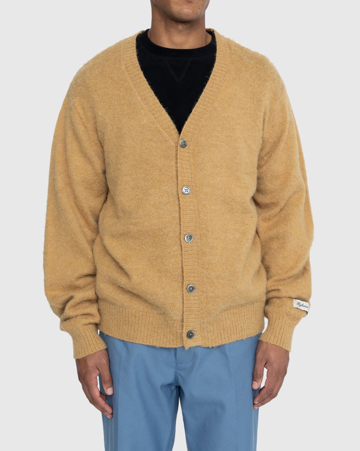 Highsnobiety – Alpaca Cardigan Light Brown - Knitwear - Brown - Image 2